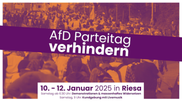 AfD Parteitag verhindern!