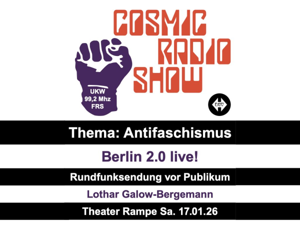Cosmic Radio Show 17.01.26